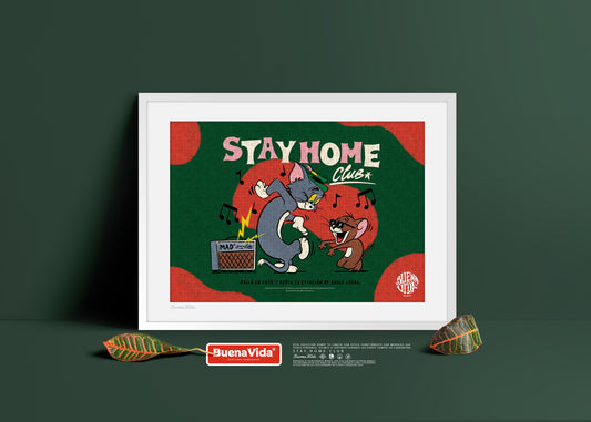 "Stay Home Club" tom y jerry